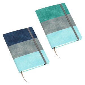 LB-035 - Libreta Tricolor con Forro Tipo Tela