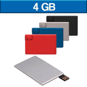 USB004 - USB Tarjeta Metálica 4 GB