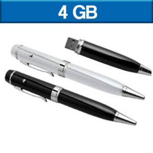 USB014 - Bolígrafo ejecutivo de tinta negra USB 4 GB