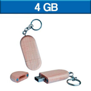 USB050 - USB Llavero de Madera 4 GB