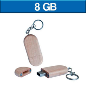 USB052 - USB Llavero de Madera 8 GB