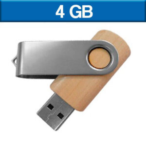 USB067 - USB Giratorio London de Madera 4 GB