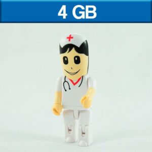 USB093BL - USB Forma de Enfermera 4 GB