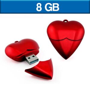 USB103 - USB Forma de Corazón 8 GB