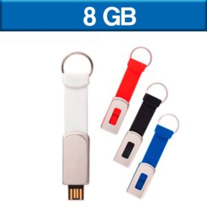 USB114 - USB Llavero Slim Retráctil 8 GB