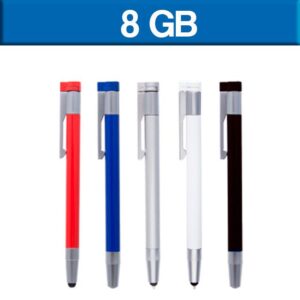 USB121 - Bolígrafo con sistema touch stylus y USB 8 GB