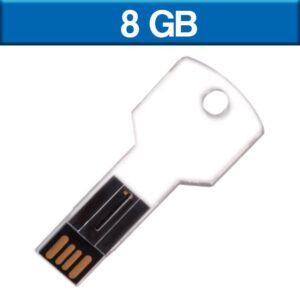 USB124 - USB Llave Transparente 8 GB
