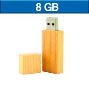 USB206 - USB Cuadrada Maple 8 GB