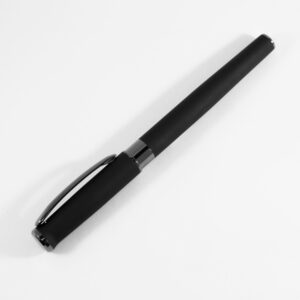 GUIZA - Bolígrafo metálico con cabado rubber tipo Roller